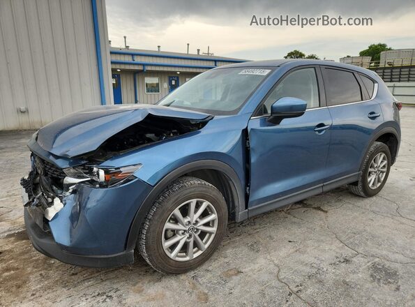 JM3KFBCM6P0175341 2023 MAZDA CX-5 Синий Передняя левая четверть
