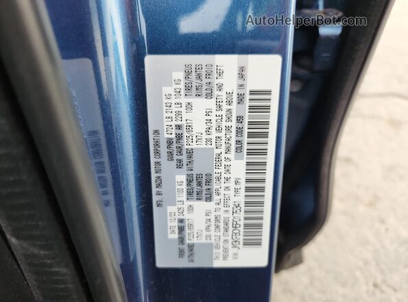 JM3KFBCM6P0175341 2023 MAZDA CX-5 Синий Вид подкапотного пространства