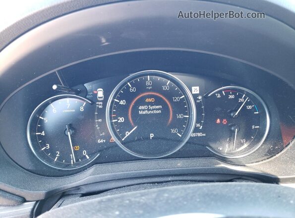 JM3KFBDM7M0436289 2021 MAZDA CX-5 Серый Вид щитка приборов