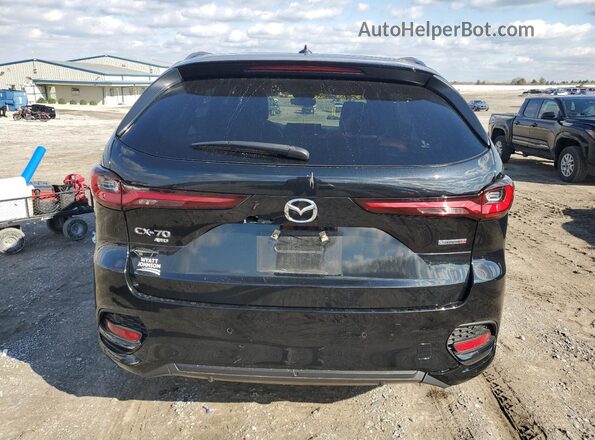 JM3KJDHC3S1108743 2025 MAZDA CX-70 Black Widok z tyłu