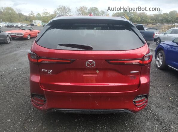 JM3KJDHC8S1104378 2025 MAZDA CX-70 Красный Вид сзади
