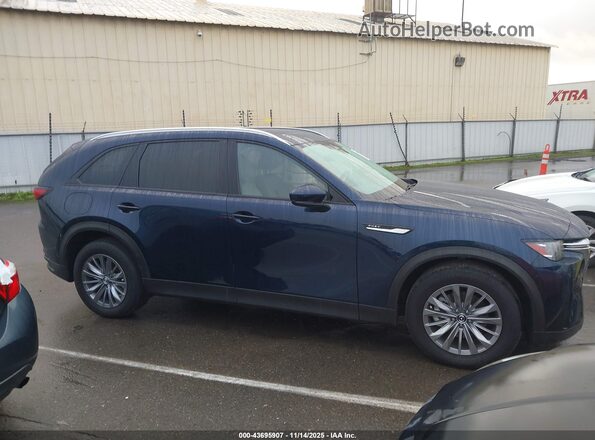 JM3KKBHA3R1178303 2024 MAZDA CX-90 PHEV Синий Вид задней части салона