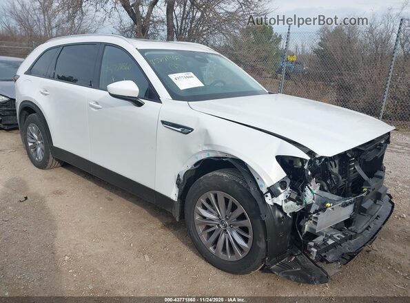 JM3KKBHA6S1237091 2025 MAZDA CX-90 PHEV Белый Передняя правая четверть