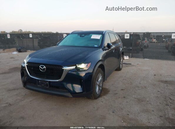 JM3KKCHDXR1108202 2024 MAZDA CX-90 Черный Передняя левая четверть