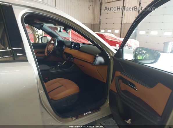 JM3KKEHC4R1172304 2024 MAZDA CX-90 Бежевый Вид салона спереди