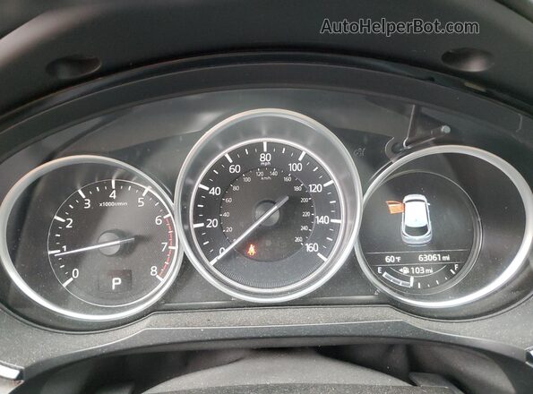 JM3TCADY6G0120042 2016 MAZDA CX-9 Синий Вид щитка приборов