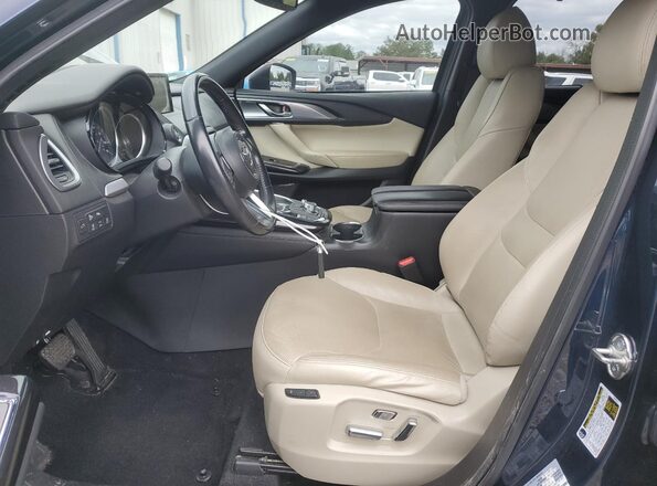 JM3TCADY6G0120042 2016 MAZDA CX-9 Синий Вид салона спереди