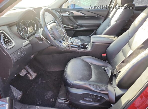 JM3TCBCY2G0101124 2016 MAZDA CX-9 Burgundy Widok wnętrza z przodu
