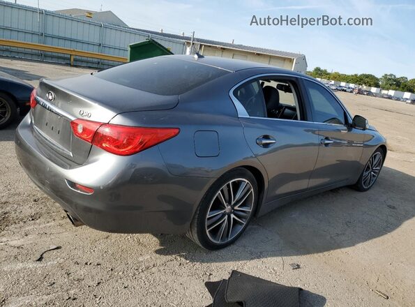 JN1AV7AP5GM490175 2016 INFINITI Q50 Серый Задняя правая четверть