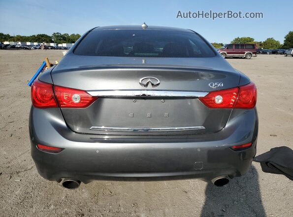 JN1AV7AP5GM490175 2016 INFINITI Q50 Серый Вид сзади