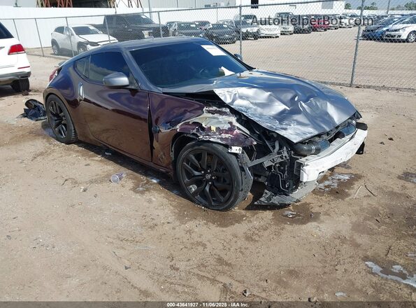 JN1AZ4EH2LM820581 2020 NISSAN 370Z Фиолетовый Передняя правая четверть