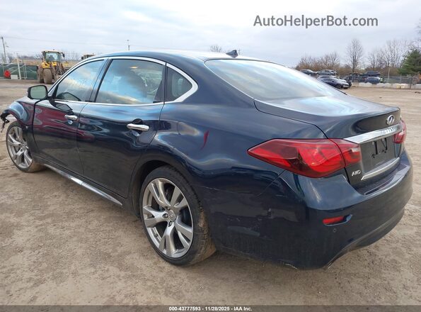 JN1BY1PR8HM210624 2017 INFINITI Q70L Blue Задня ліва чверть