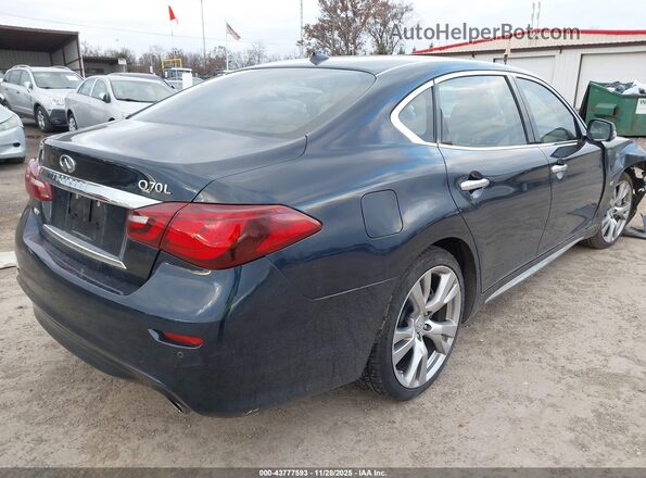 JN1BY1PR8HM210624 2017 INFINITI Q70L Blue Задня права чверть