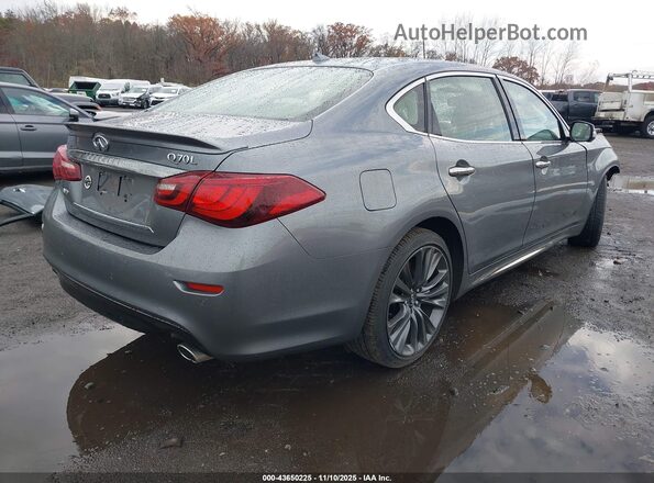 JN1BY1PR9HM210132 2017 INFINITI Q70L Gray Tył prawy