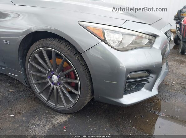JN1CV7AP0HM640123 2017 INFINITI Q50 Серый Вид спереди