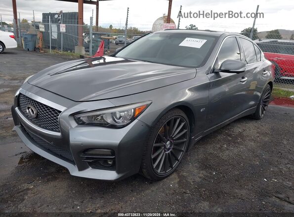 JN1CV7AP0HM640123 2017 INFINITI Q50 Серый Передняя левая четверть