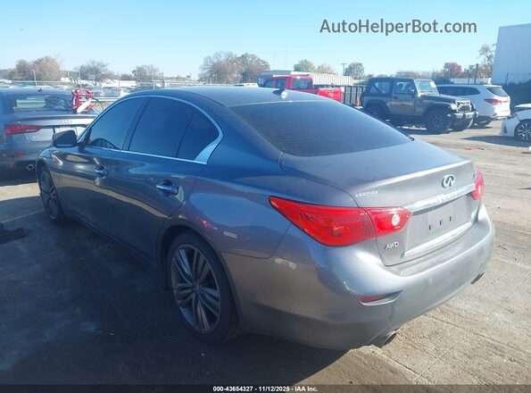 JN1CV7AR2HM682729 2017 INFINITI Q50 Серый Панорамный вид салона 360°