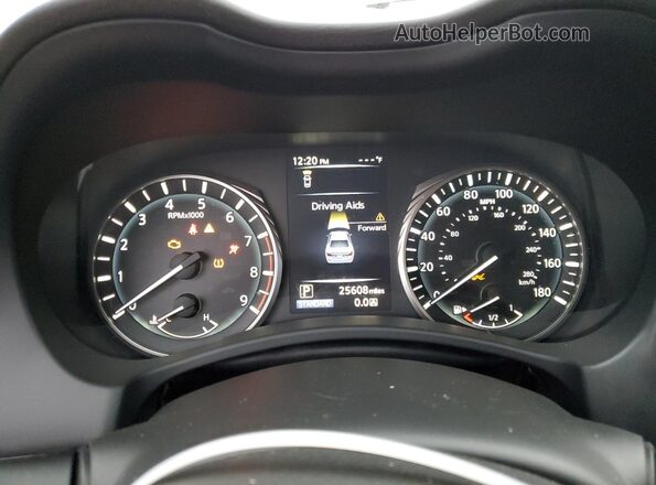 JN1EV7AP0KM516921 2019 INFINITI Q50 White Սարքավորումների վահանակի տեսք
