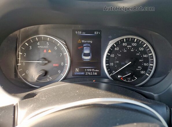 JN1EV7AP6JM358499 2018 INFINITI Q50 Серебряный Вид щитка приборов