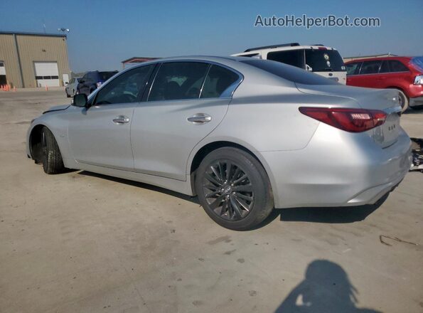 JN1EV7AP6JM358499 2018 INFINITI Q50 Серебряный Задняя левая четверть