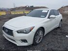2018 Infiniti Q50 3.0t Luxe Белый vin: JN1EV7AR5JM444923