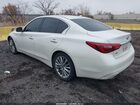 2018 Infiniti Q50 3.0t Luxe Белый vin: JN1EV7AR5JM444923
