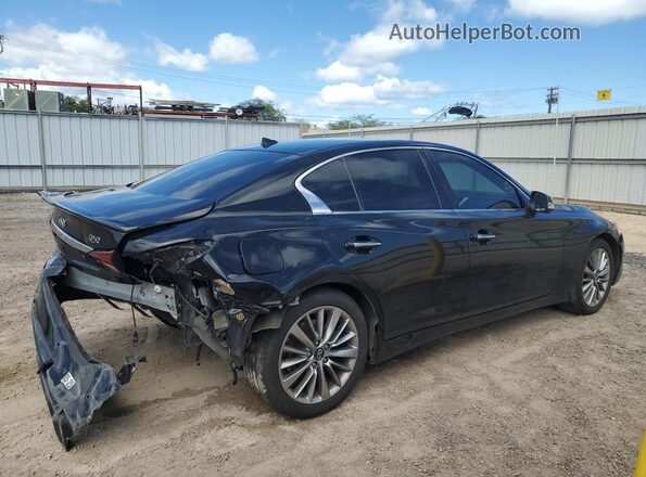 JN1EV7BP2MM707273 2021 INFINITI Q50 Черный Задняя правая четверть