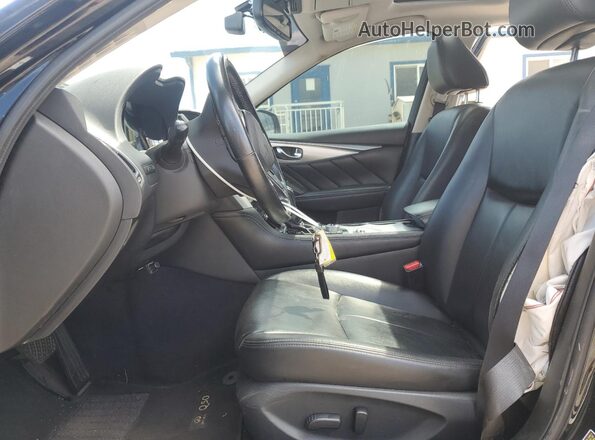 JN1EV7BP2MM707273 2021 INFINITI Q50 Черный Вид салона спереди