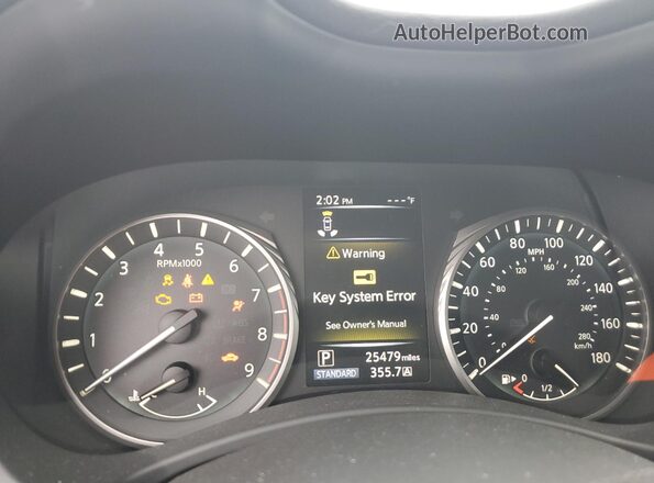 JN1FV7DR4RM680362 2024 INFINITI Q50 Black Widok zestawu wskaźników