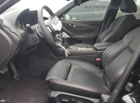JN1FV7DR4RM680362 2024 INFINITI Q50 Black Widok wnętrza z przodu