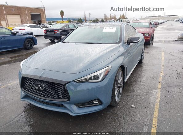 JN1FV7LKXMM530513 2021 INFINITI Q60 Light Blue Вид спереди