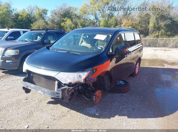 JN8AE2KP4G9155656 2016 NISSAN QUEST Черный Передняя левая четверть