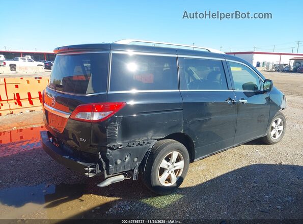 JN8AE2KP4G9155656 2016 NISSAN QUEST Черный Задняя правая четверть