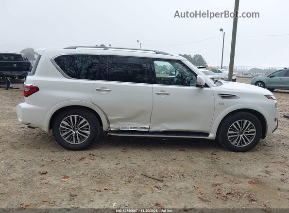 JN8AY2AC2N9163211 2022 NISSAN ARMADA Белый Вид спереди