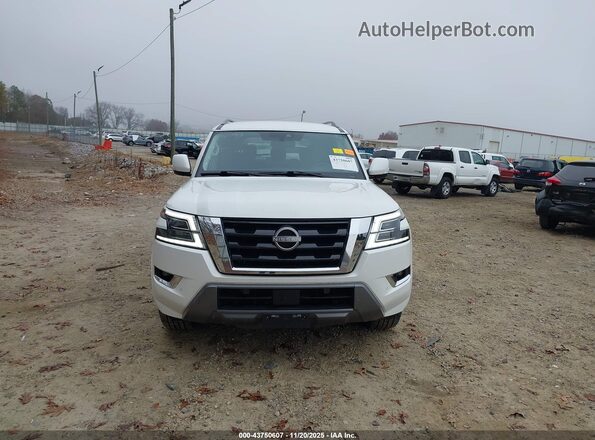 JN8AY2AC2N9163211 2022 NISSAN ARMADA Белый Вид щитка приборов
