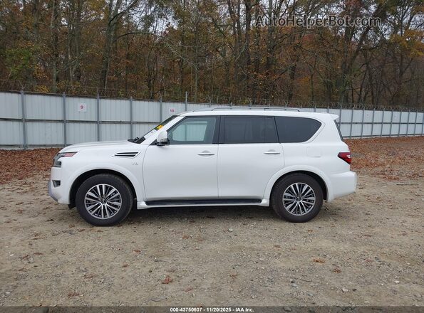 JN8AY2AC2N9163211 2022 NISSAN ARMADA Белый Панорамный вид салона 360°
