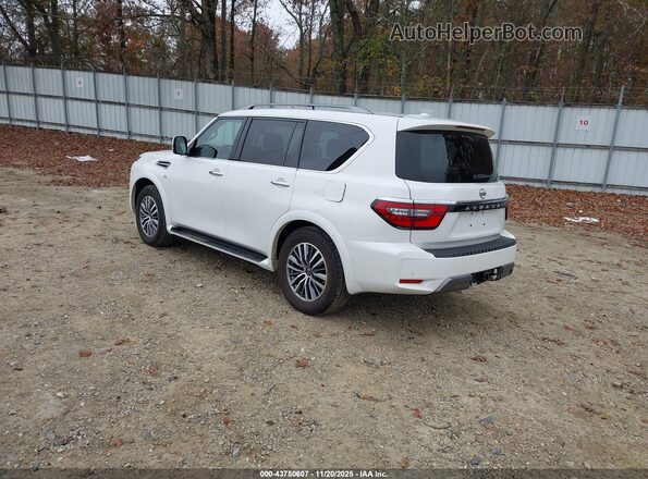 JN8AY2AC2N9163211 2022 NISSAN ARMADA Белый Задняя левая четверть