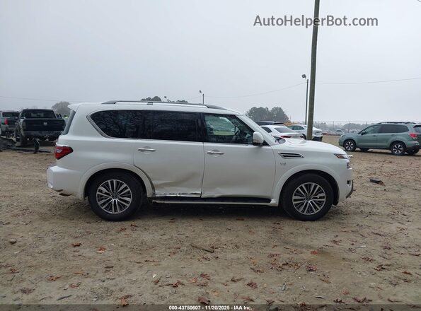 JN8AY2AC2N9163211 2022 NISSAN ARMADA Белый Вид задней части салона