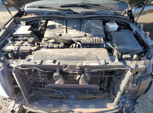 JN8AY2AC9R9196731 2024 NISSAN ARMADA Черный Вид подкапотного пространства