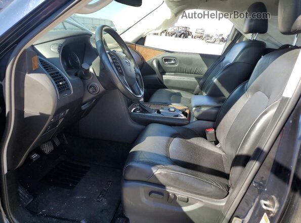 JN8AY2BA5M9371076 2021 NISSAN ARMADA Черный Вид салона спереди