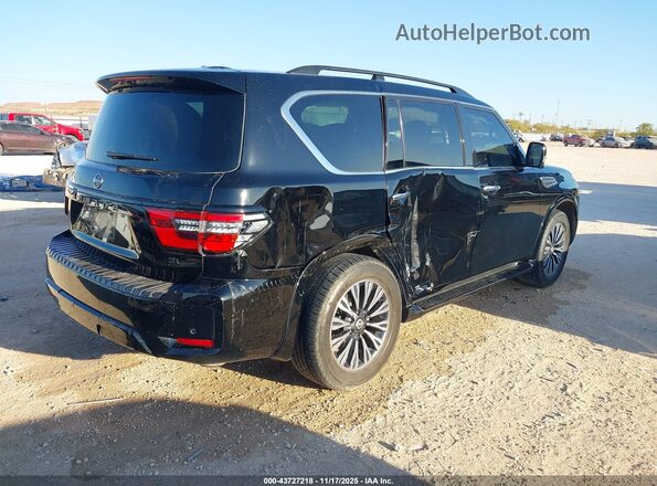 JN8AY2BA5P9404307 2023 NISSAN ARMADA Черный Задняя правая четверть