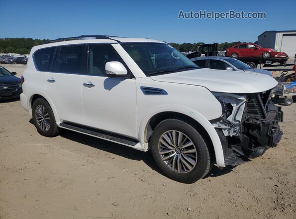 JN8AY2BC8P9183352 2023 NISSAN ARMADA Белый Передняя правая четверть