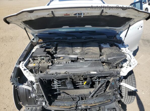 JN8AY2BC8P9183352 2023 NISSAN ARMADA Белый Вид подкапотного пространства