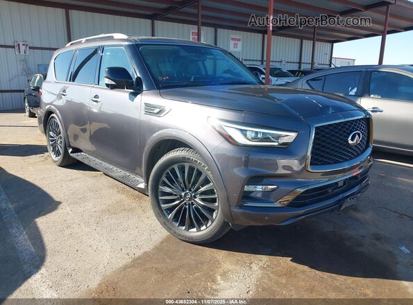 JN8AZ2AC1P9490148 2023 INFINITI QX80 Gray Przód prawy