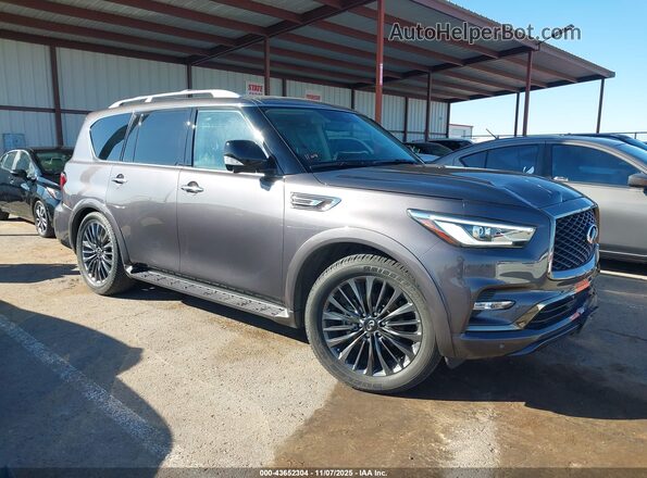 JN8AZ2AC1P9490148 2023 INFINITI QX80 Gray Widok wnętrza 360 stopni