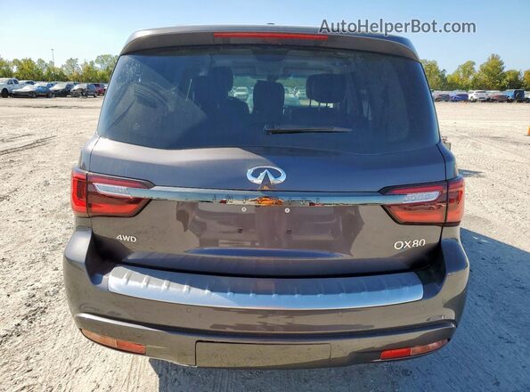 JN8AZ2AC4P9490791 2023 INFINITI QX80 Burgundy უკანა ხედი