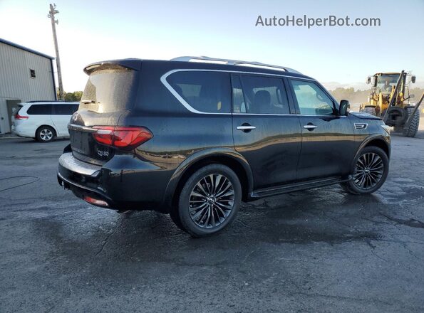 JN8AZ2AF1M9715593 2021 INFINITI QX80 Black Задня права чверть