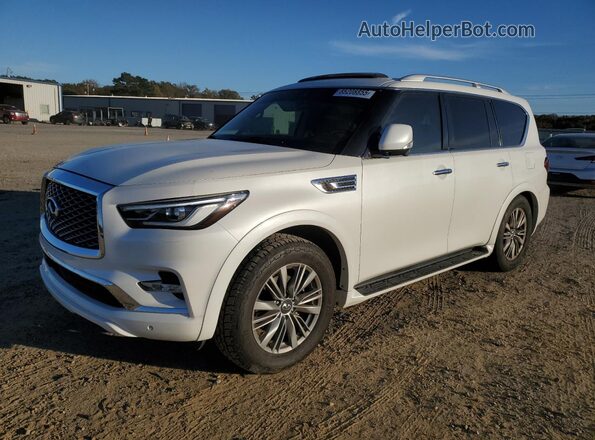 JN8AZ2AF3M9718320 2021 INFINITI QX80 White Vista tres cuartos delantera izquierda