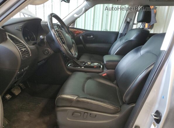 JN8AZ2AF4M9719749 2021 INFINITI QX80 Серебряный Вид салона спереди