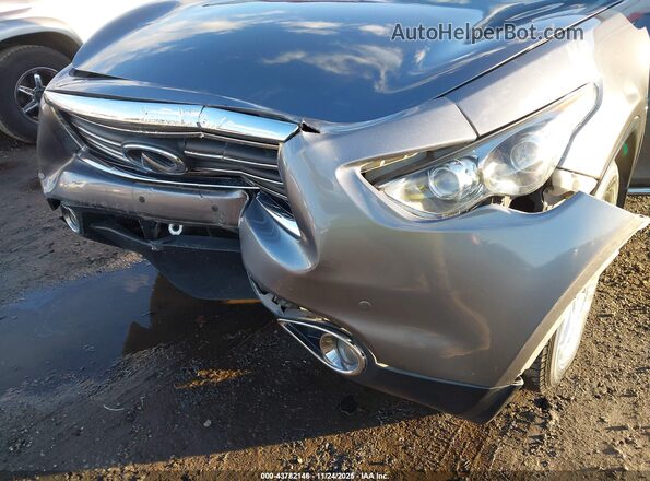 JN8CS1MW1HM412996 2017 INFINITI QX70 Серебряный Вид спереди